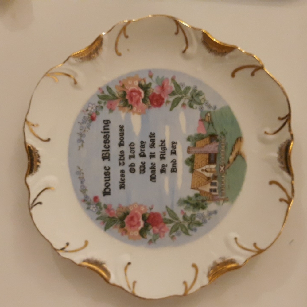 Vintage House Blessing plate